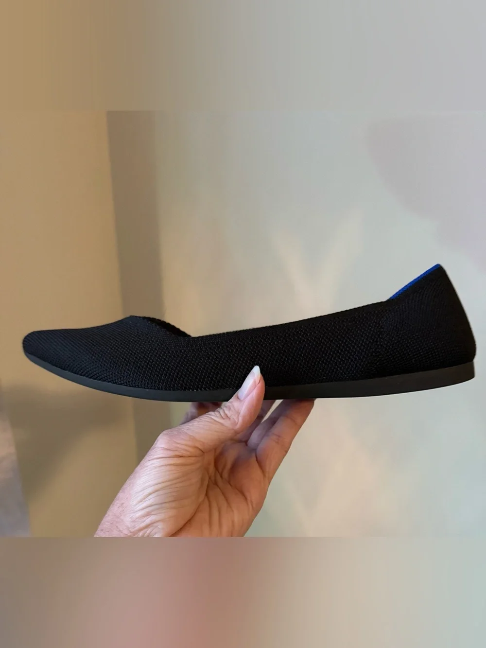 Rothy’s the Point Loafer, black, size 8